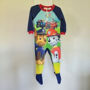 Paw Patrol Pajama Pjs 24m Nickelodeon MARSHALL CHASE Full Zip Fleece Toddler